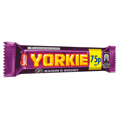 Yorkie Raisin & Biscuit 44g - UK Food & Drink - 8445291265134