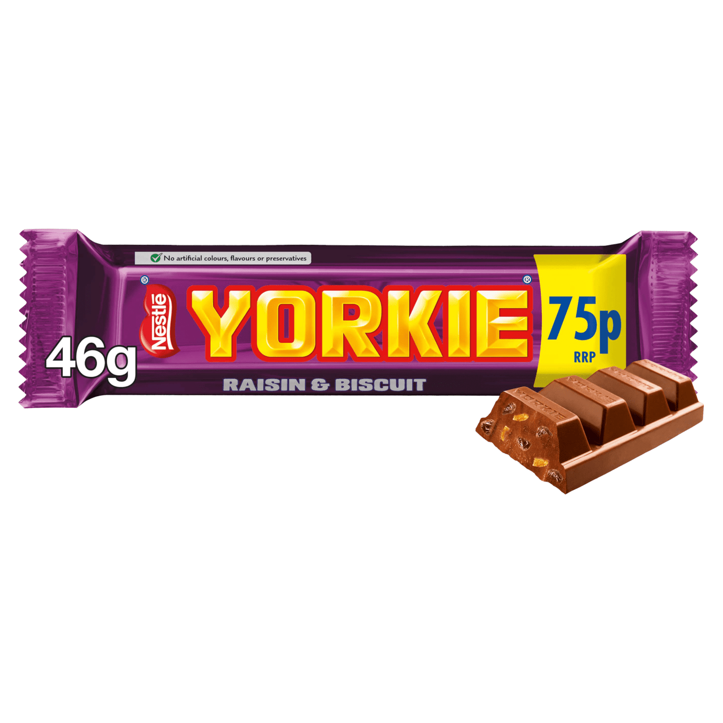 Yorkie Raisin & Biscuit 44g - UK Food & Drink - 8445291265134