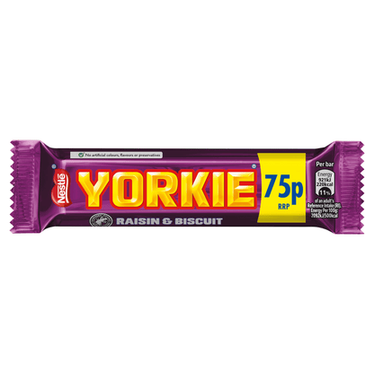 Yorkie Raisin & Biscuit 44g - UK Food & Drink - 8445291265134